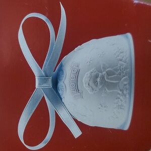LLADRO Blue Angel Christmas Porcelain Ornament 2000 in box